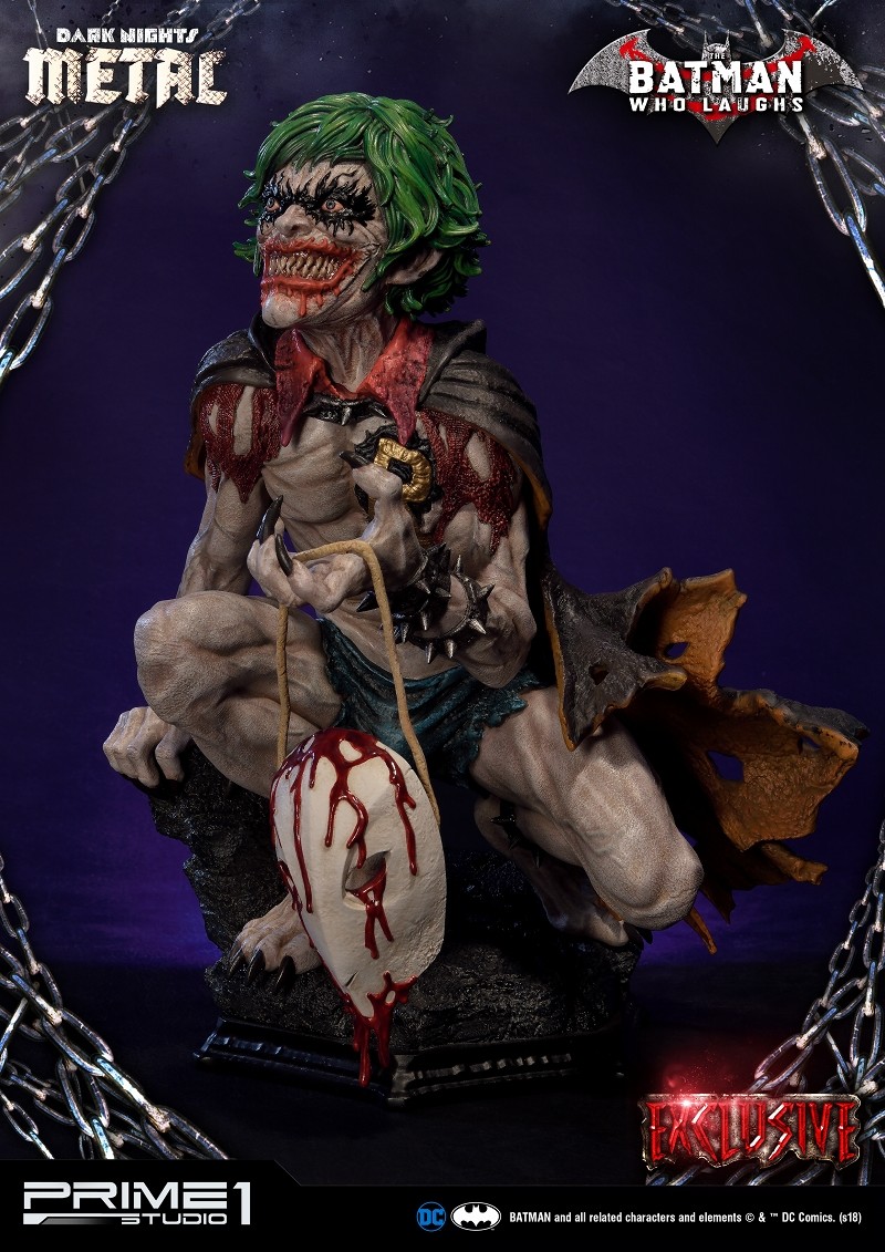 Dark Nights: Metal - Damian Wayne - Robins - The Batman Who Laughs - Museum Masterline Series  (MMDCMT-01DX) - 1/3 - DX Version (Prime 1 Studio) photo 12