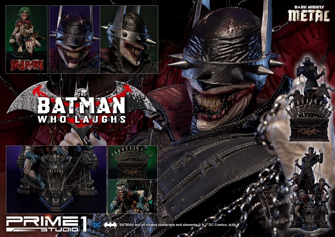 Dark Nights: Metal - Damian Wayne - Robins - The Batman Who Laughs - Museum Masterline Series  (MMDCMT-01DX) - 1/3 - DX Version (Prime 1 Studio) photo 18