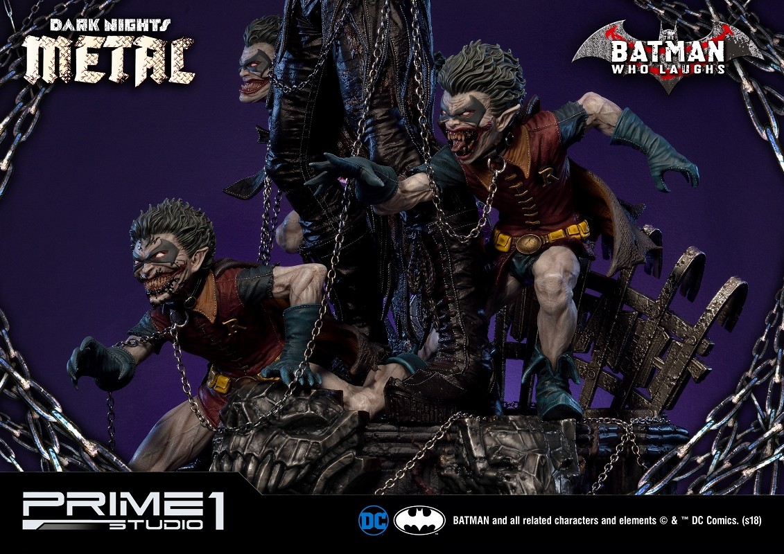 Dark Nights: Metal - Damian Wayne - Robins - The Batman Who Laughs - Museum Masterline Series  (MMDCMT-01DX) - 1/3 - DX Version (Prime 1 Studio) photo 19