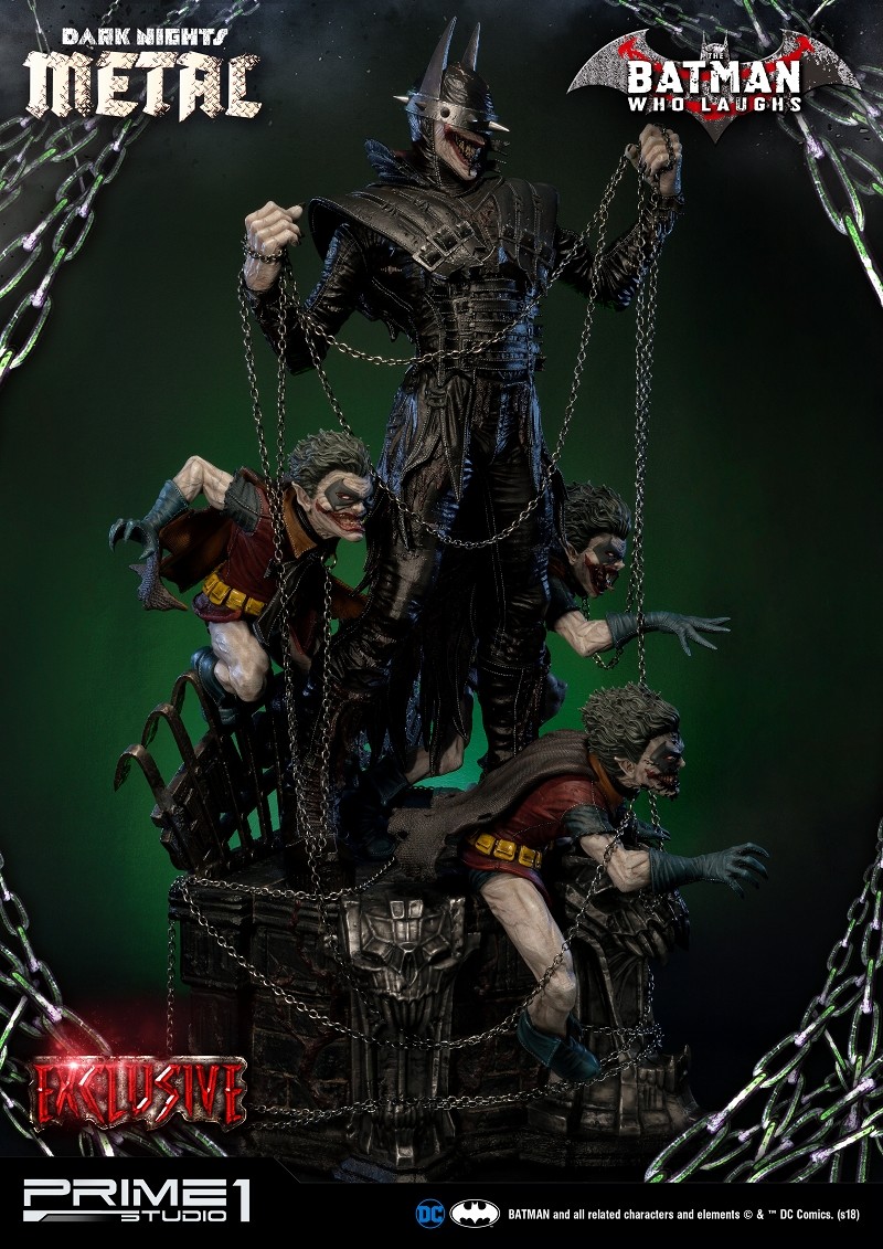 Dark Nights: Metal - Damian Wayne - Robins - The Batman Who Laughs - Museum Masterline Series  (MMDCMT-01DX) - 1/3 - DX Version (Prime 1 Studio) photo 31