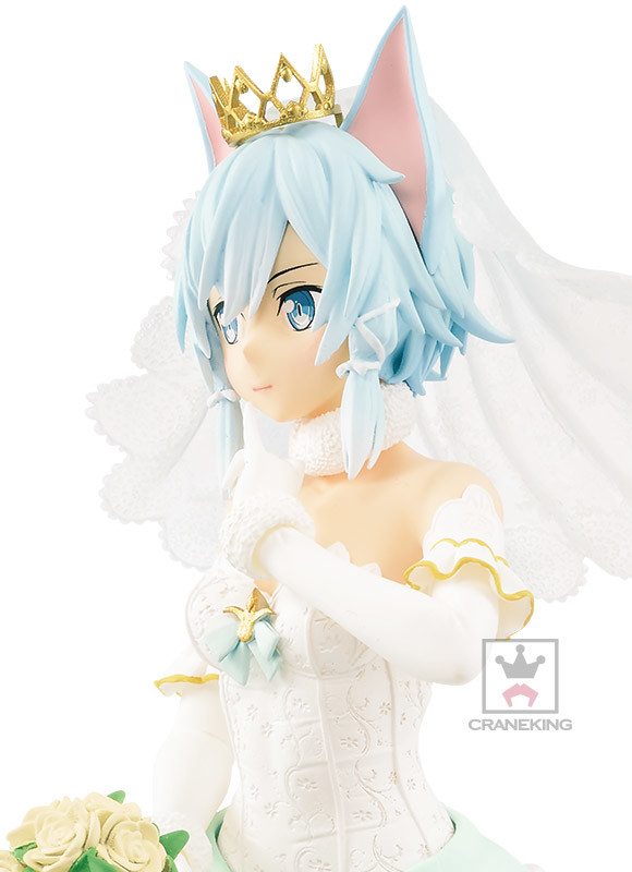 Sword Art Online Code Register - Sinon - EXQ Figure - Wedding (Banpresto) photo 2