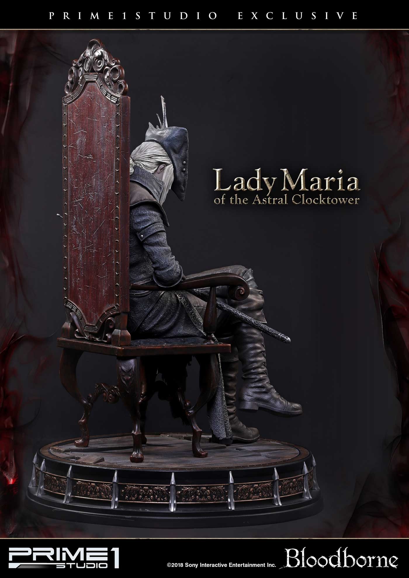 Bloodborne - Lady Maria - Ultimate Premium Masterline (UPMBB-01) - 1/4 - The Old Hunters, Small Base (Prime 1 Studio) photo 2