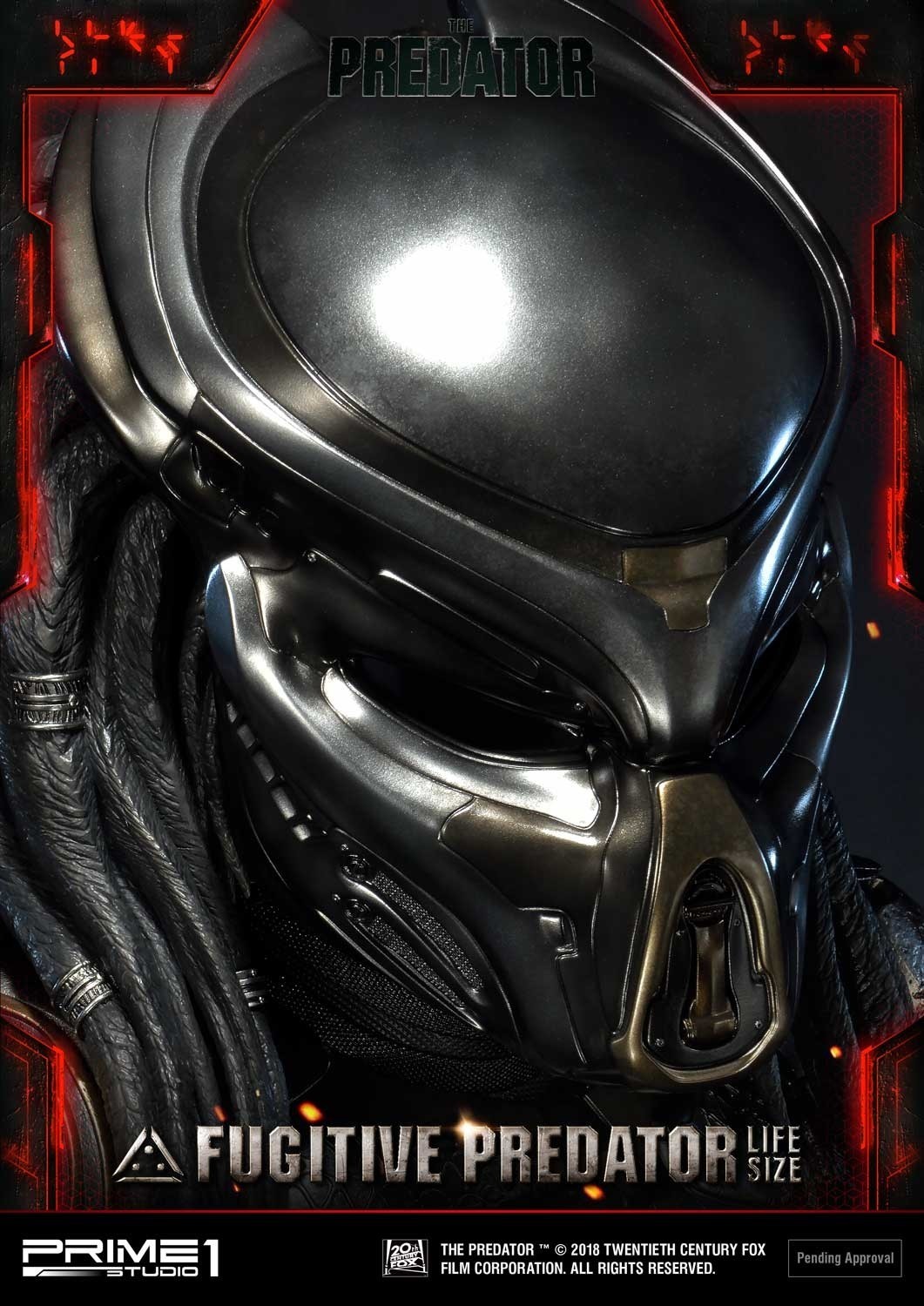 The Predator - Fugitive Predator - Bust - Life-Size Bust  (LSTPR-01DX) - 1/1 - DX Version (Prime 1 Studio) photo 6