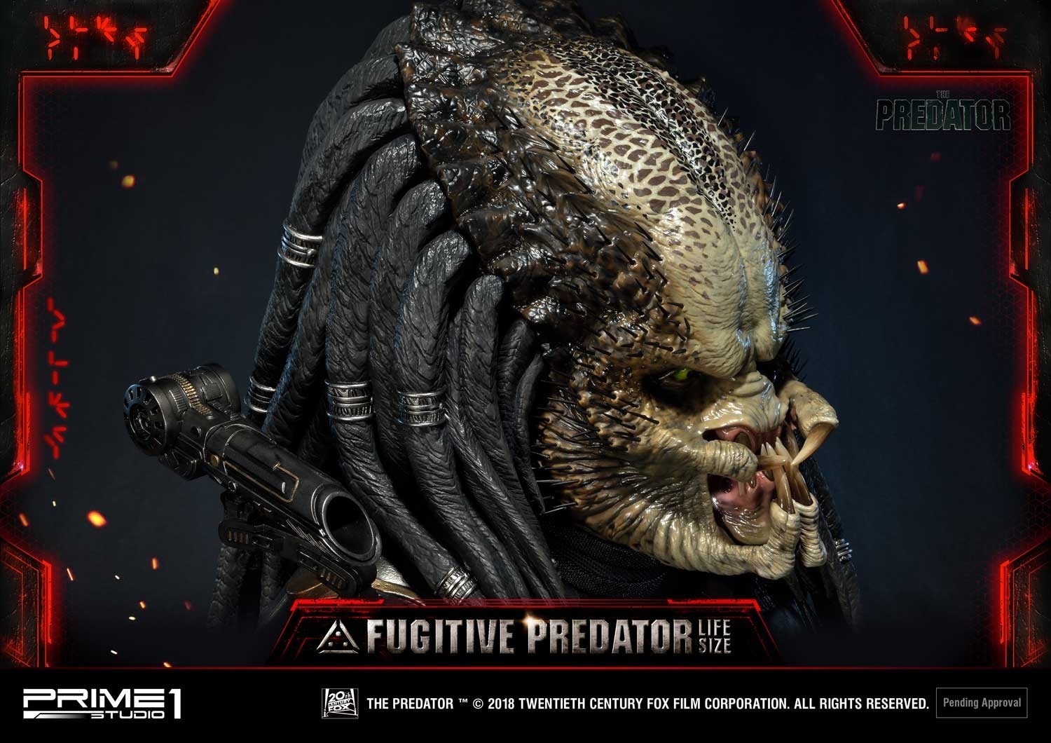 The Predator - Fugitive Predator - Bust - Life-Size Bust  (LSTPR-01DX) - 1/1 - DX Version (Prime 1 Studio) photo 11