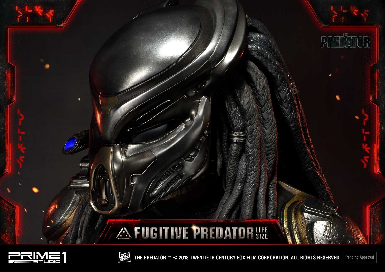 The Predator - Fugitive Predator - Bust - Life-Size Bust  (LSTPR-01DX) - 1/1 - DX Version (Prime 1 Studio) photo 12