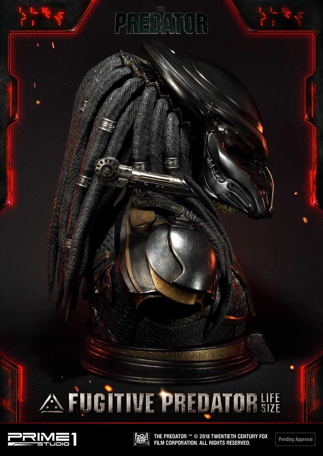 The Predator - Fugitive Predator - Bust - Life-Size Bust  (LSTPR-01DX) - 1/1 - DX Version (Prime 1 Studio) photo 14
