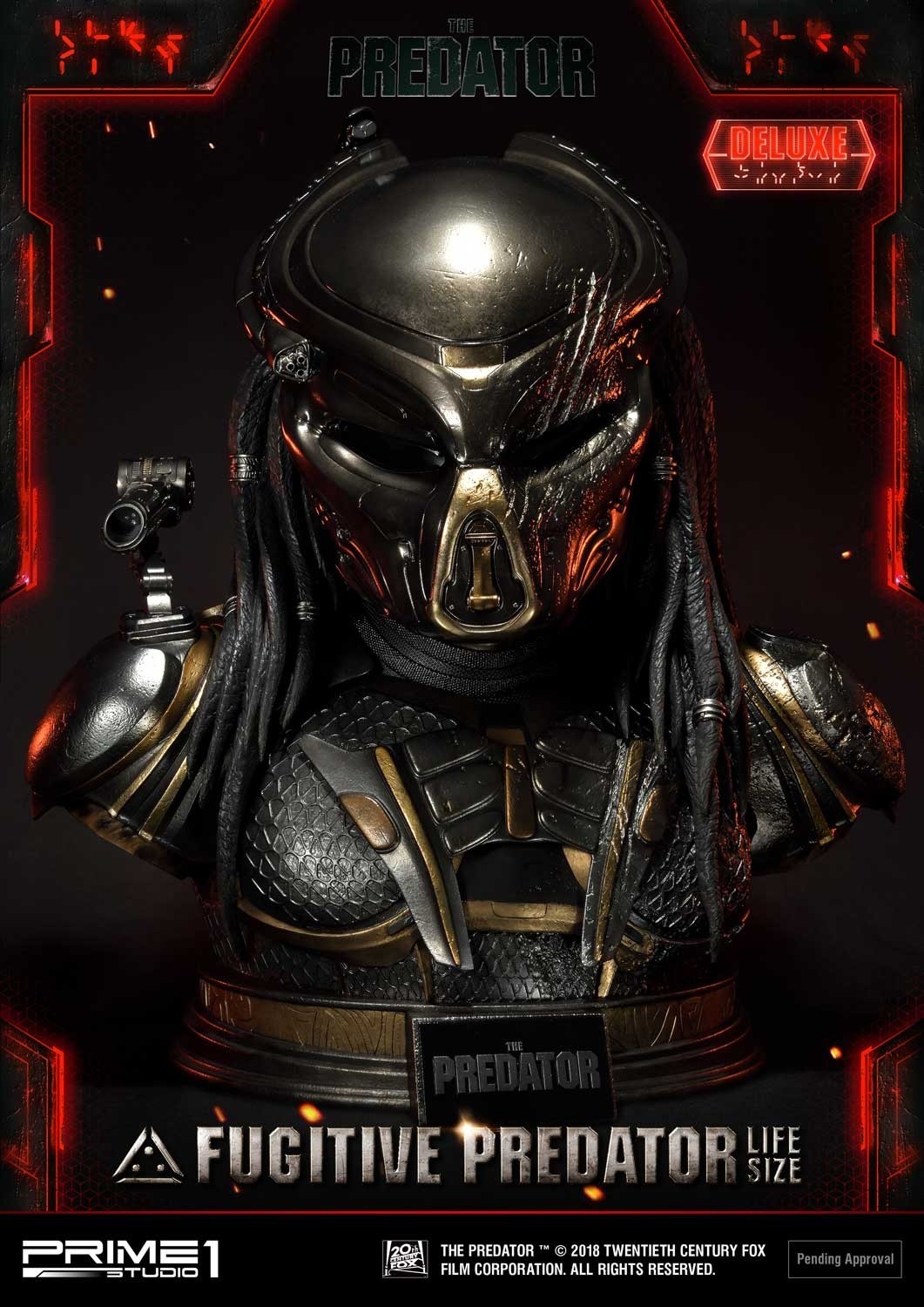 The Predator - Fugitive Predator - Bust - Life-Size Bust  (LSTPR-01DX) - 1/1 - DX Version (Prime 1 Studio) photo 19