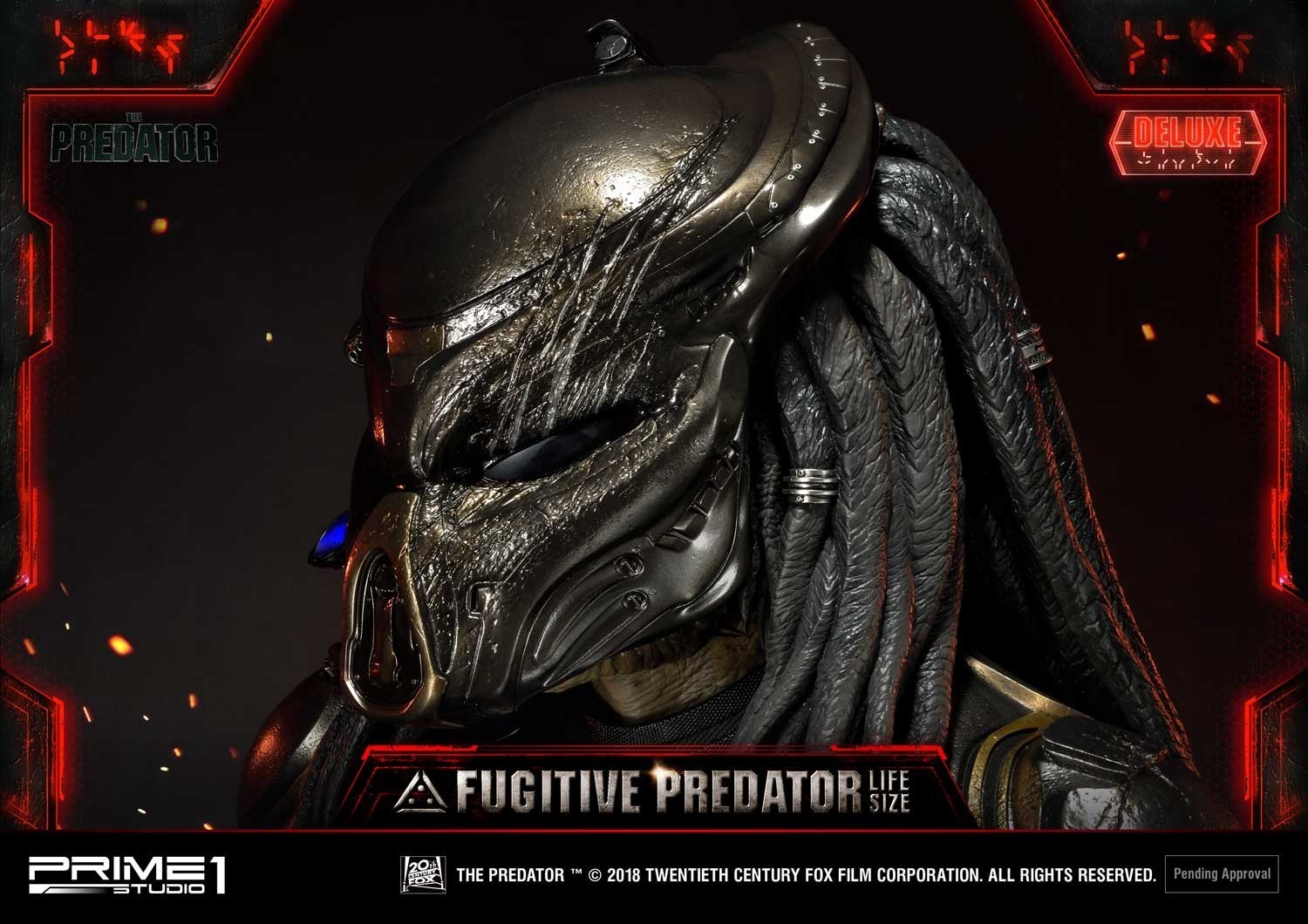 The Predator - Fugitive Predator - Bust - Life-Size Bust  (LSTPR-01DX) - 1/1 - DX Version (Prime 1 Studio) photo 21