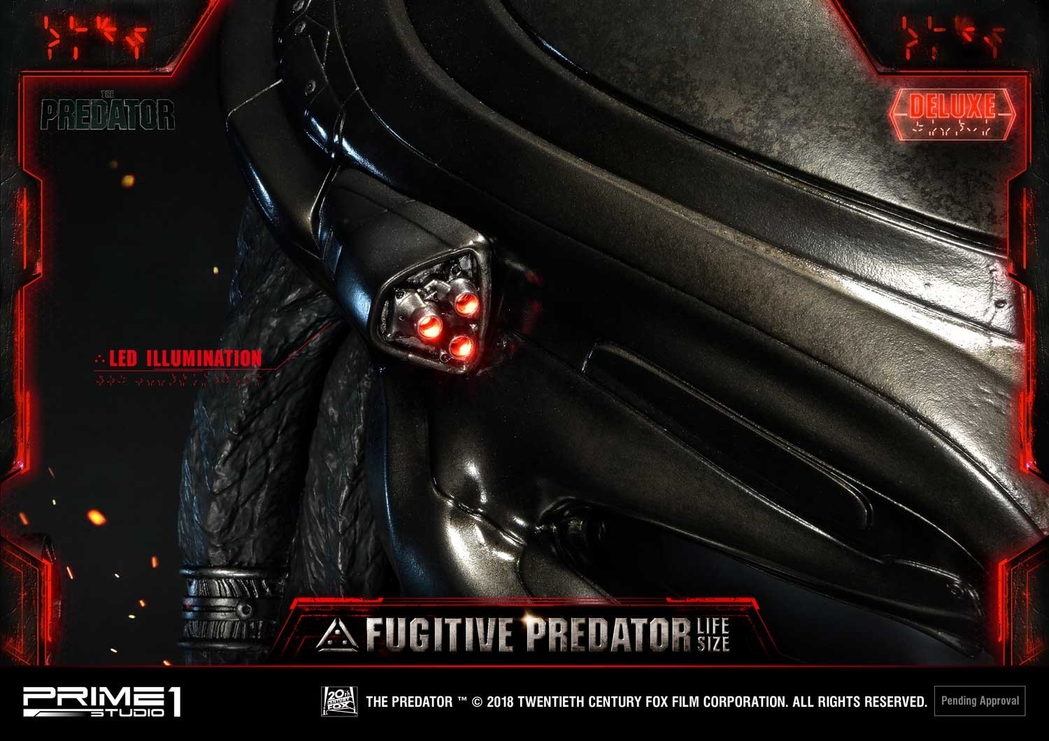 The Predator - Fugitive Predator - Bust - Life-Size Bust  (LSTPR-01DX) - 1/1 - DX Version (Prime 1 Studio) photo 22
