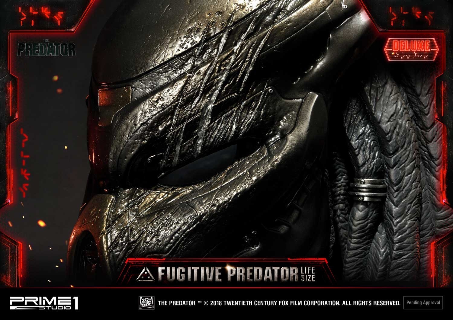 The Predator - Fugitive Predator - Bust - Life-Size Bust  (LSTPR-01DX) - 1/1 - DX Version (Prime 1 Studio) photo 24