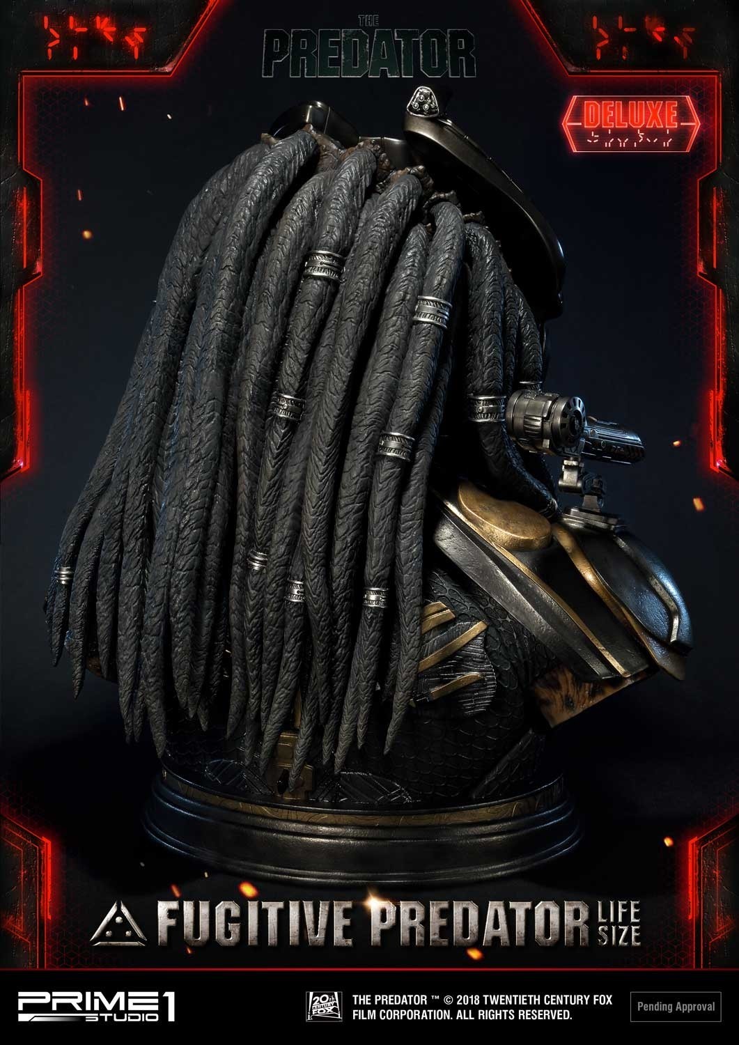 The Predator - Fugitive Predator - Bust - Life-Size Bust  (LSTPR-01DX) - 1/1 - DX Version (Prime 1 Studio) photo 44