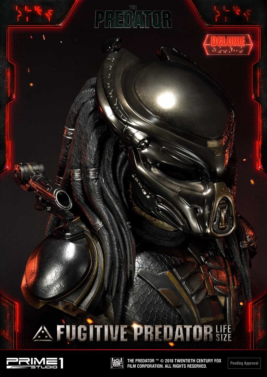 The Predator - Fugitive Predator - Bust - Life-Size Bust  (LSTPR-01DX) - 1/1 - DX Version (Prime 1 Studio) photo 45
