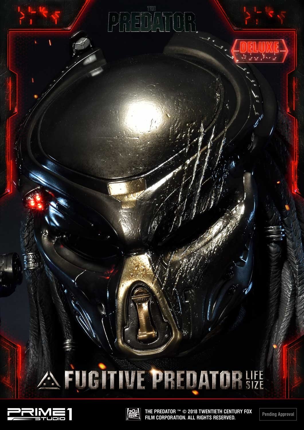 The Predator - Fugitive Predator - Bust - Life-Size Bust  (LSTPR-01DX) - 1/1 - DX Version (Prime 1 Studio) photo 47