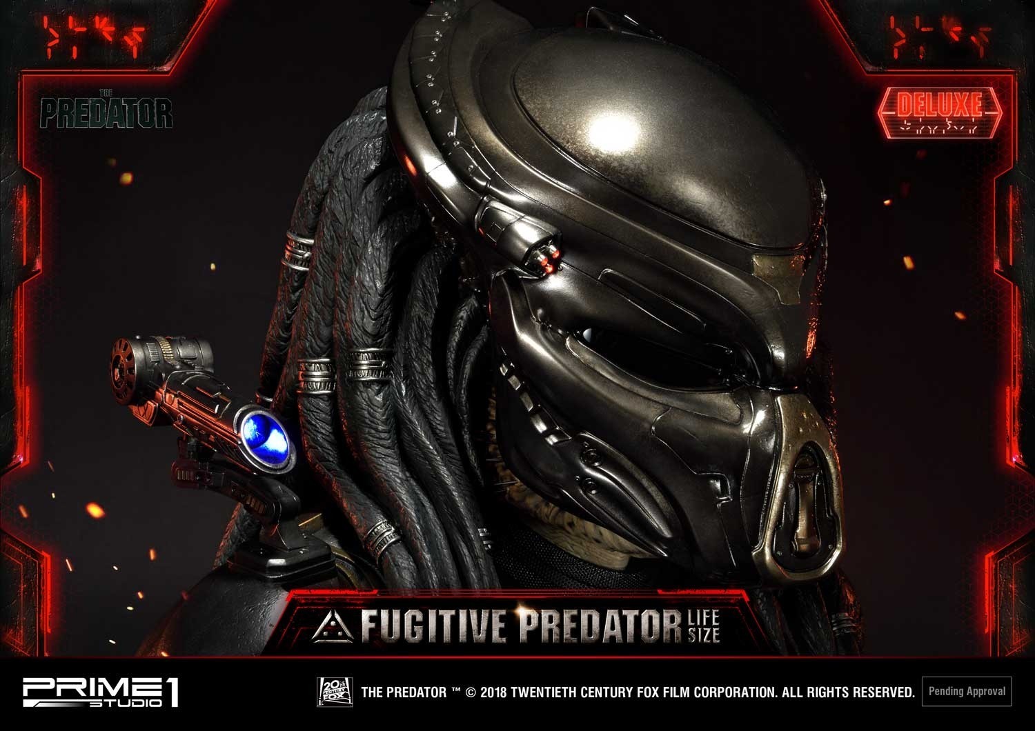 The Predator - Fugitive Predator - Bust - Life-Size Bust  (LSTPR-01DX) - 1/1 - DX Version (Prime 1 Studio) photo 48
