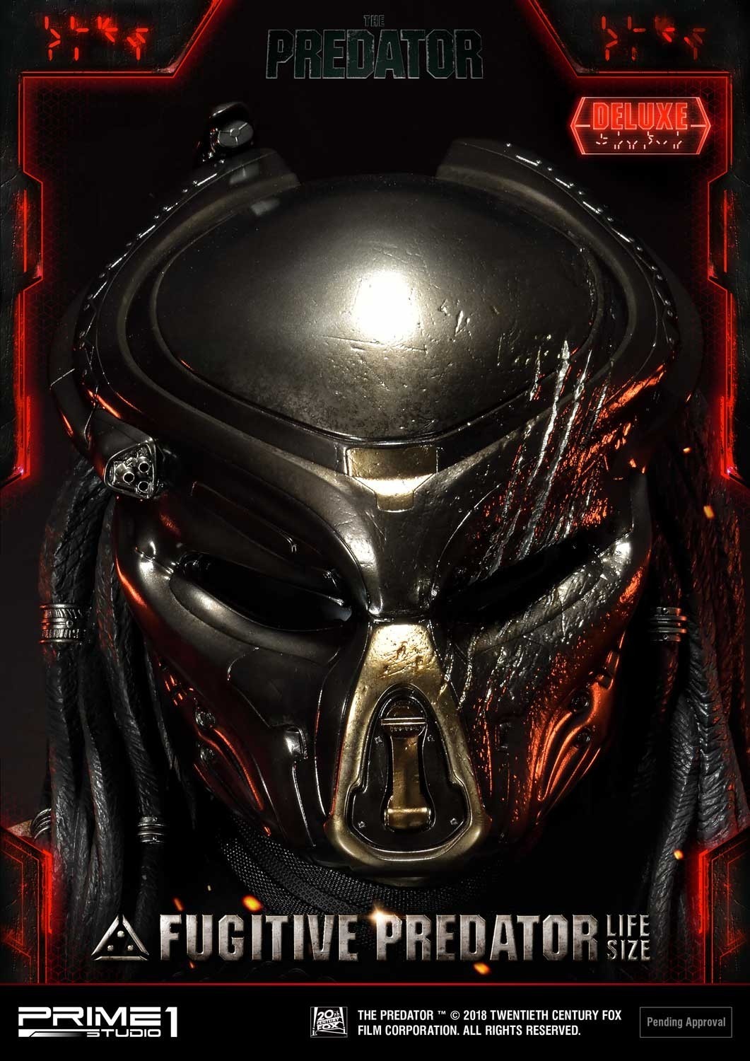 The Predator - Fugitive Predator - Bust - Life-Size Bust  (LSTPR-01DX) - 1/1 - DX Version (Prime 1 Studio) photo 53
