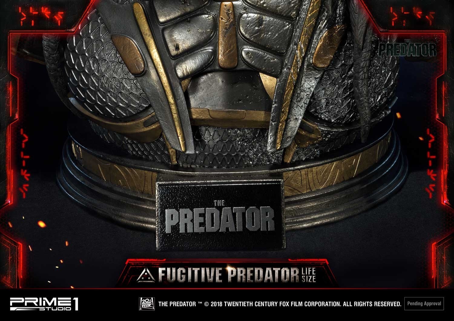 The Predator - Fugitive Predator - Bust - Life-Size Bust  (LSTPR-01DX) - 1/1 - DX Version (Prime 1 Studio) photo 62