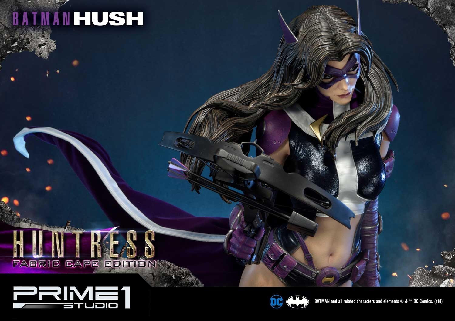 Batman: Hush - Huntress - Museum Masterline Series  (MMDCBH-04F) - 1/3 - Fabric Cape Edition (Prime 1 Studio) photo 5