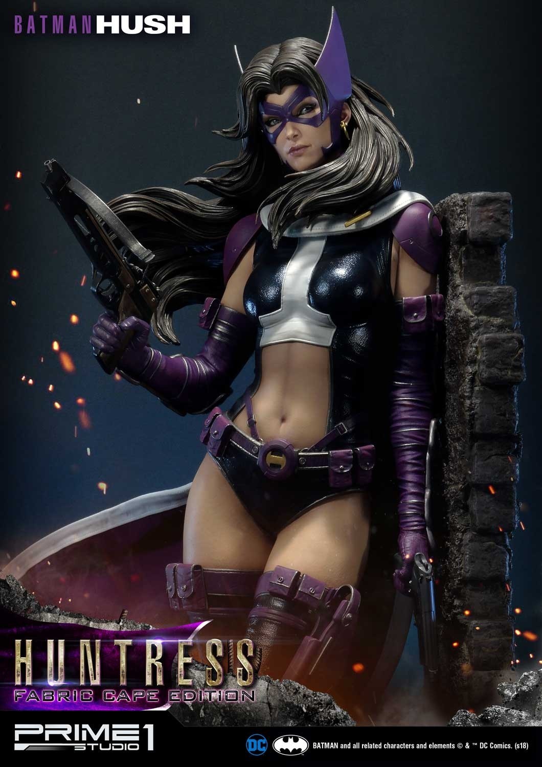Batman: Hush - Huntress - Museum Masterline Series  (MMDCBH-04F) - 1/3 - Fabric Cape Edition (Prime 1 Studio) photo 6
