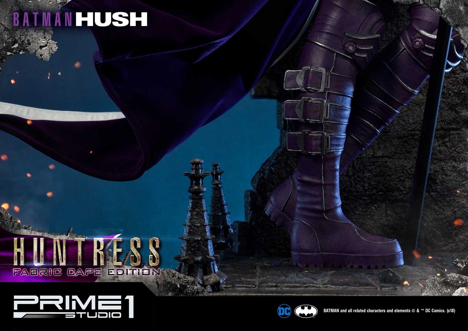 Batman: Hush - Huntress - Museum Masterline Series  (MMDCBH-04F) - 1/3 - Fabric Cape Edition (Prime 1 Studio) photo 7