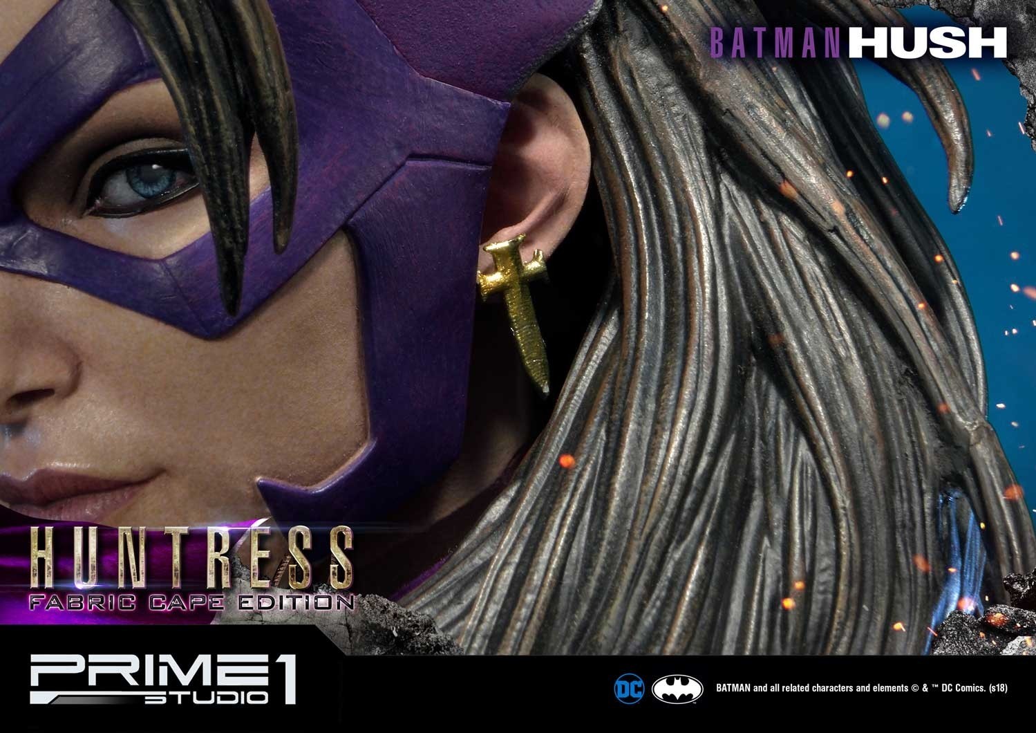 Batman: Hush - Huntress - Museum Masterline Series  (MMDCBH-04F) - 1/3 - Fabric Cape Edition (Prime 1 Studio) photo 8