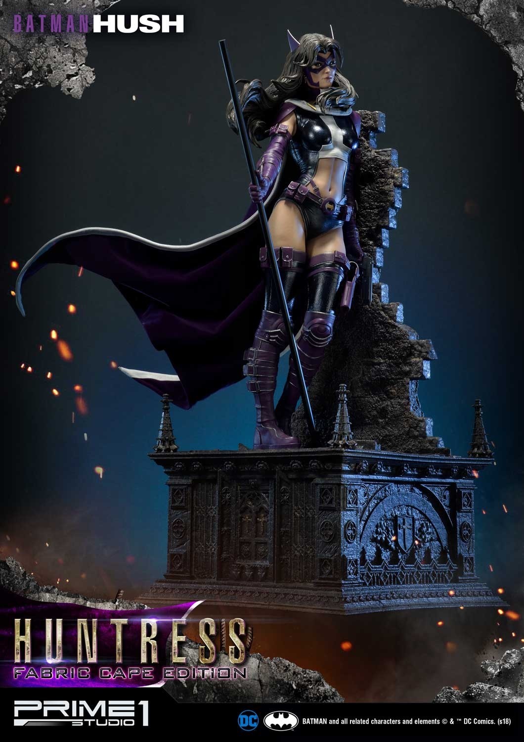 Batman: Hush - Huntress - Museum Masterline Series  (MMDCBH-04F) - 1/3 - Fabric Cape Edition (Prime 1 Studio) photo 13