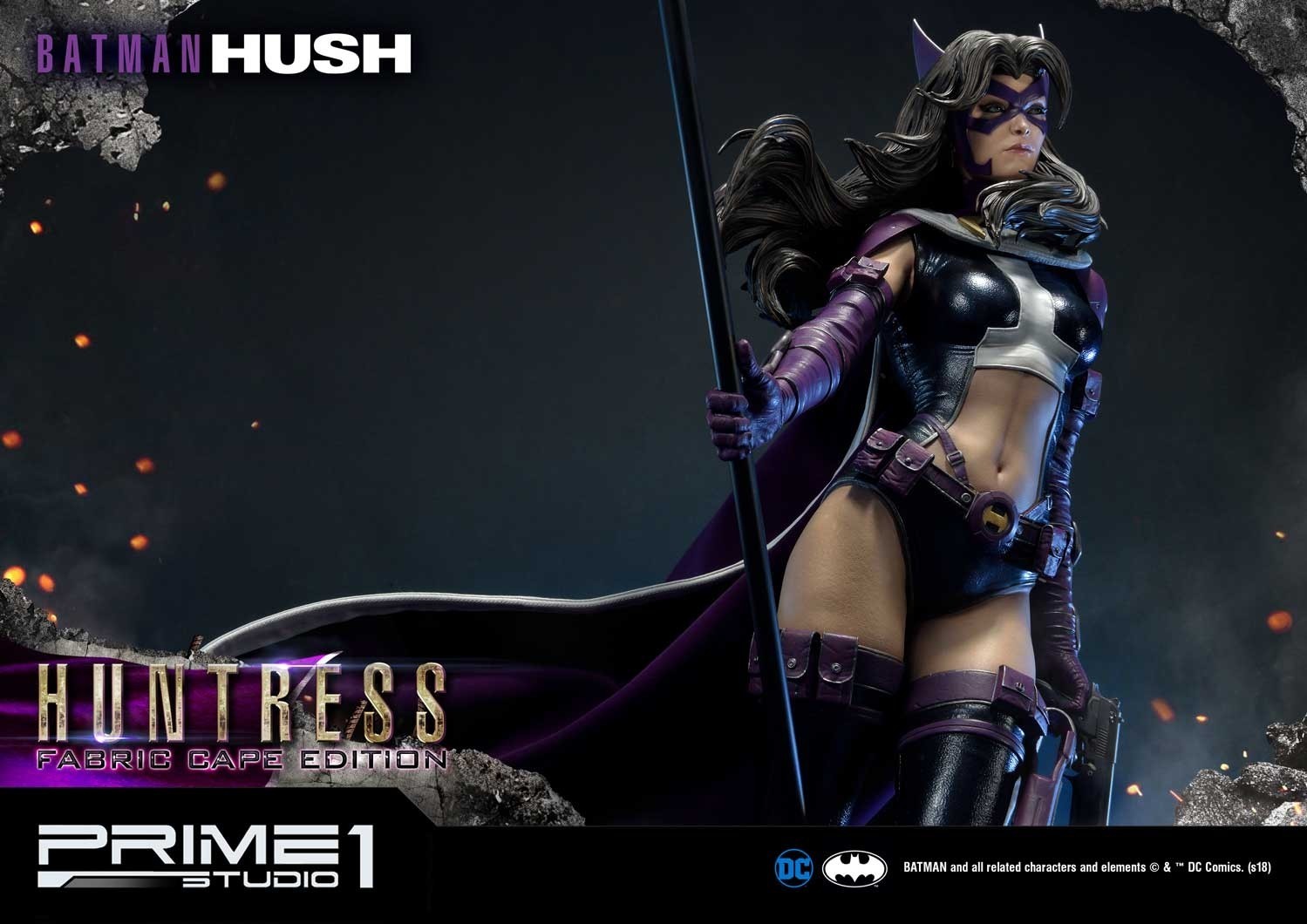 Batman: Hush - Huntress - Museum Masterline Series  (MMDCBH-04F) - 1/3 - Fabric Cape Edition (Prime 1 Studio) photo 14