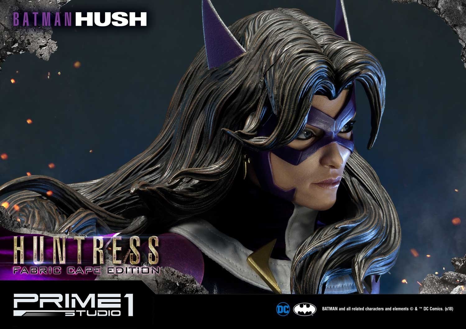 Batman: Hush - Huntress - Museum Masterline Series  (MMDCBH-04F) - 1/3 - Fabric Cape Edition (Prime 1 Studio) photo 19