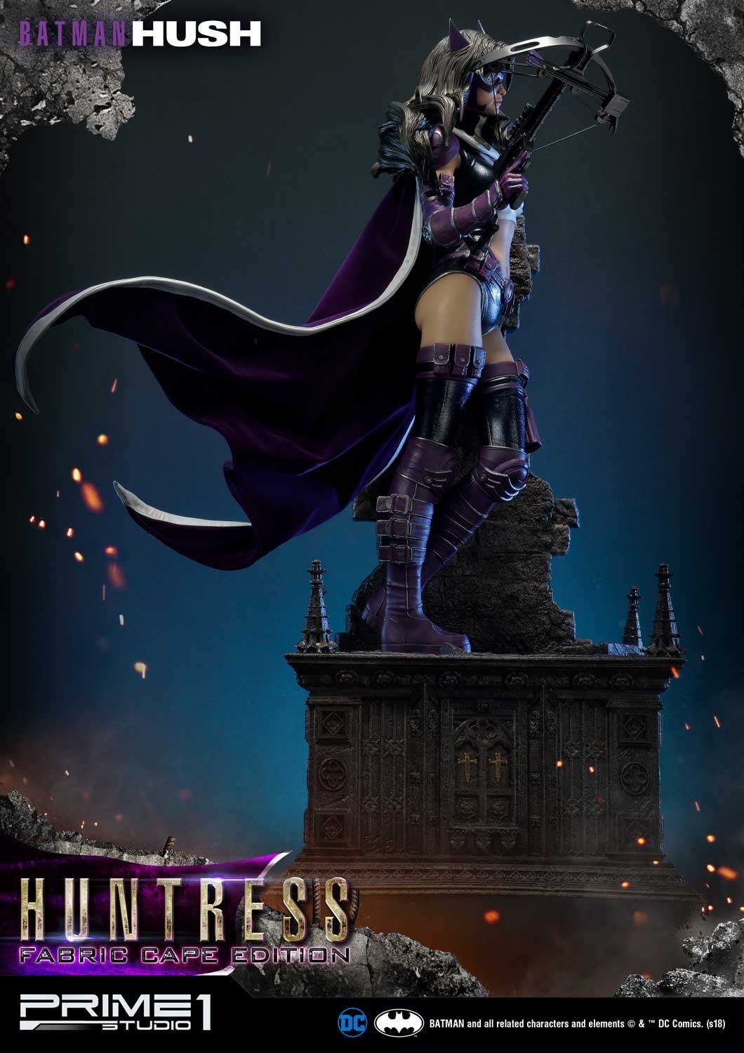 Batman: Hush - Huntress - Museum Masterline Series  (MMDCBH-04F) - 1/3 - Fabric Cape Edition (Prime 1 Studio) photo 22