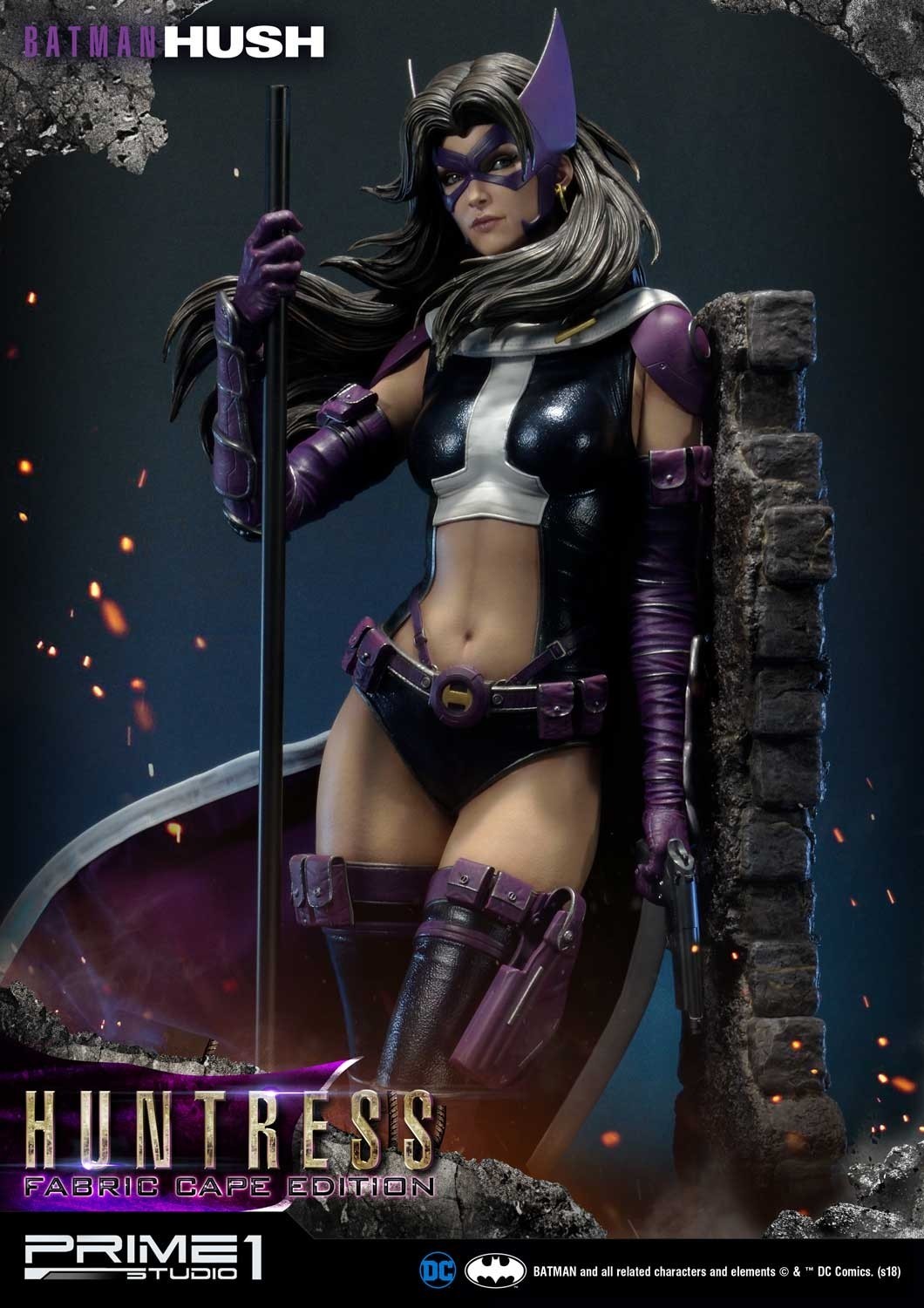Batman: Hush - Huntress - Museum Masterline Series  (MMDCBH-04F) - 1/3 - Fabric Cape Edition (Prime 1 Studio) photo 31