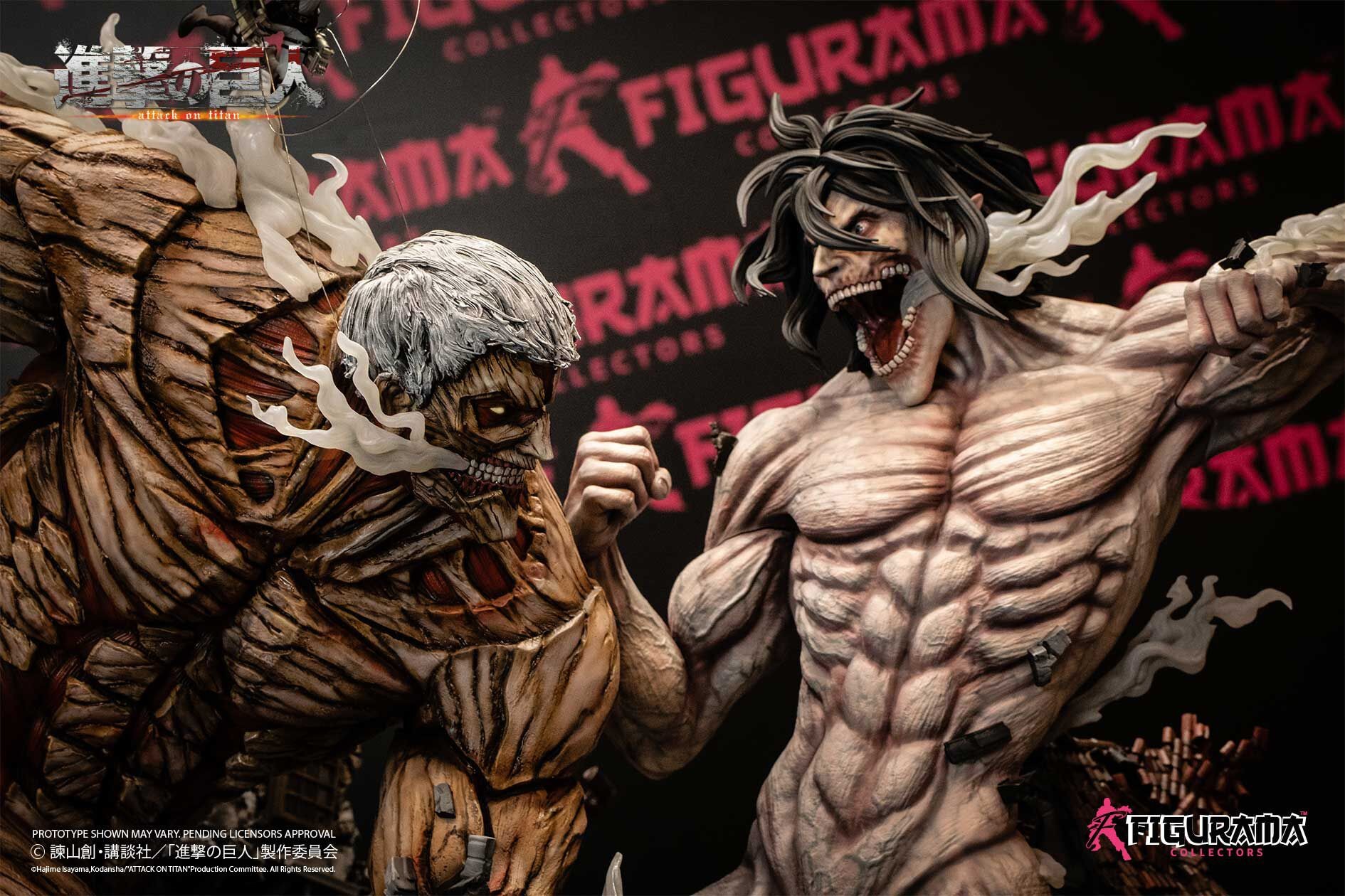 Shingeki no Kyojin - Eren Kyojin - Mikasa Ackerman - Yoroi no Kyojin - Elite Exclusive Statue (Figurama Collectors) photo 4
