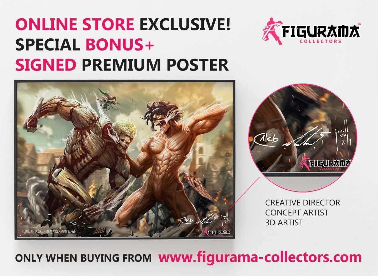 Shingeki no Kyojin - Eren Kyojin - Mikasa Ackerman - Yoroi no Kyojin - Elite Exclusive Statue (Figurama Collectors) photo 6