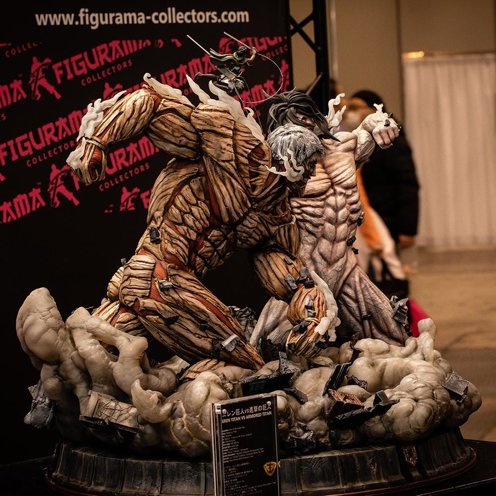 Shingeki no Kyojin - Eren Kyojin - Mikasa Ackerman - Yoroi no Kyojin - Elite Exclusive Statue (Figurama Collectors) photo 23