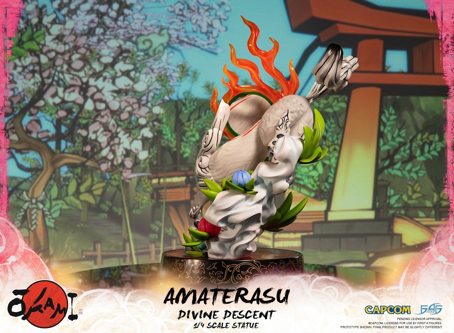 Ookami - Amaterasu - 1/4 - Divine Descent, Standard Edition (First 4 Figures) photo 4
