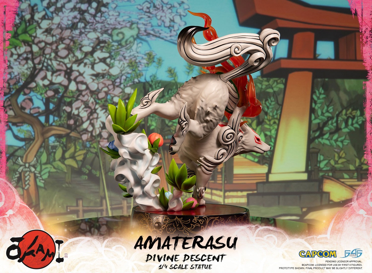 Ookami - Amaterasu - 1/4 - Divine Descent, Standard Edition (First 4 Figures) photo 5