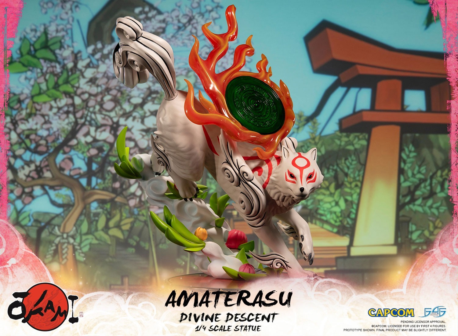 Ookami - Amaterasu - 1/4 - Divine Descent, Standard Edition (First 4 Figures) photo 11