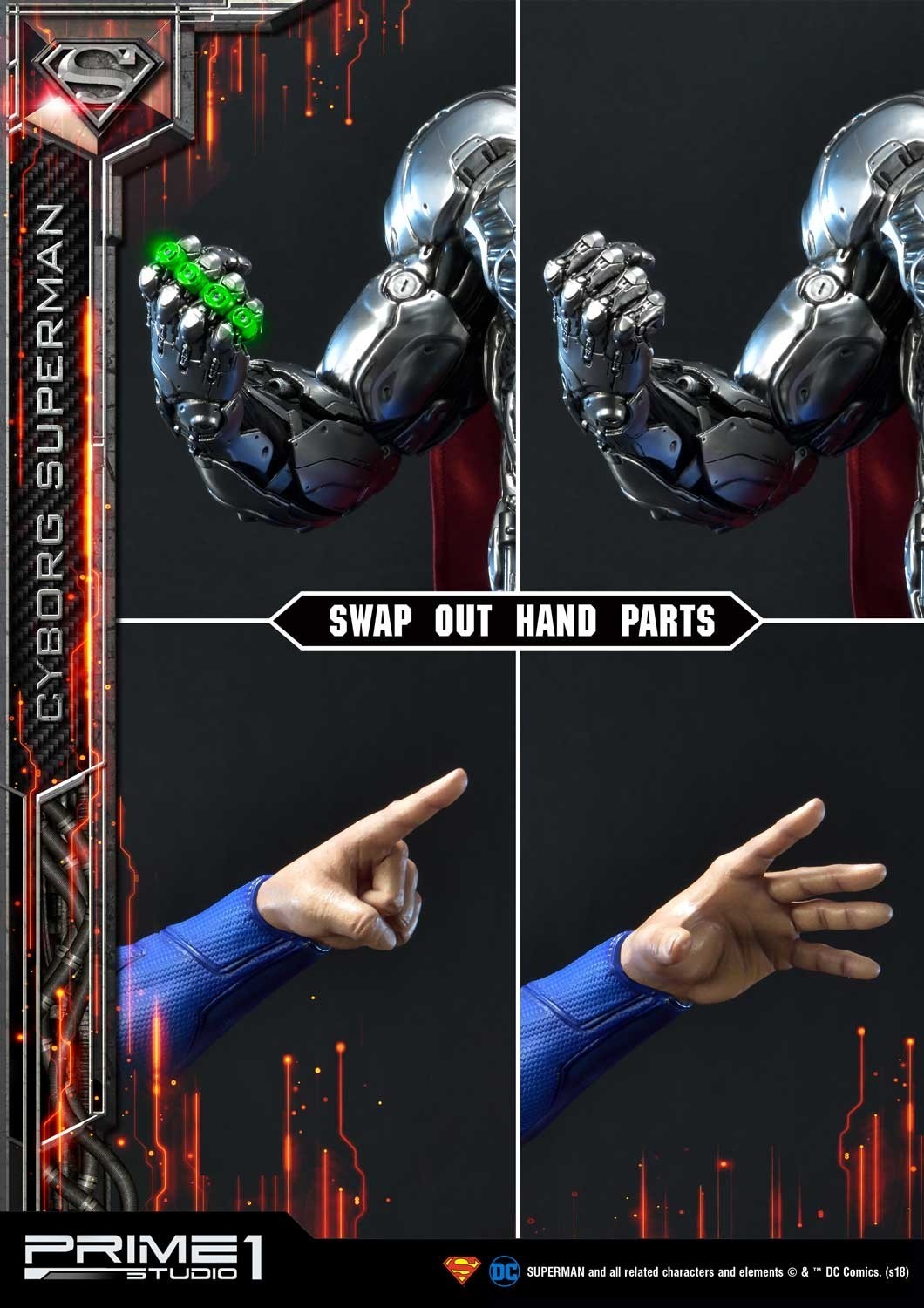 Superman - Cyborg Superman - Museum Masterline Series (MMDC-32) - 1/3 (Prime 1 Studio) photo 5