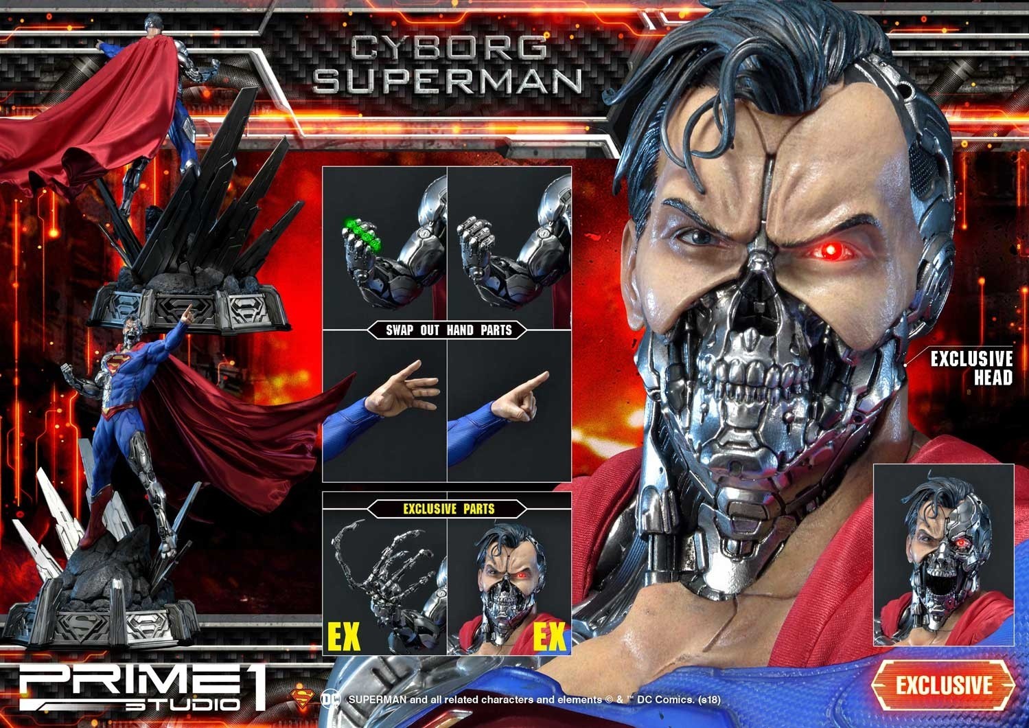 Superman - Cyborg Superman - Museum Masterline Series (MMDC-32) - 1/3 (Prime 1 Studio) photo 25
