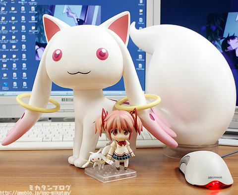 Mahou Shoujo Madoka☆Magica - Kaname Madoka - Kyuubey - Nendoroid (#175) - School Uniform ver. (Good Smile Company) photo 15