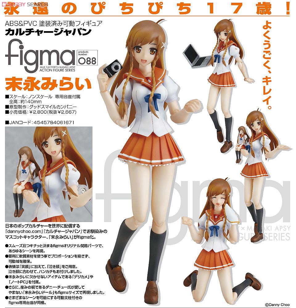 Culture Japan - Mirai Millennium - Suenaga Mirai - Figma (#088) (Good Smile Company, Max Factory) photo 2