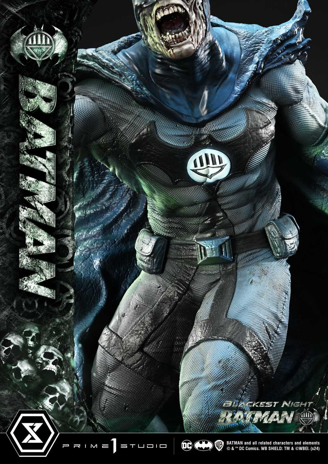 Blackest Night - Batman - Premium Masterline  (PMDCBN-01) - 1/4 (Prime 1 Studio) photo 8
