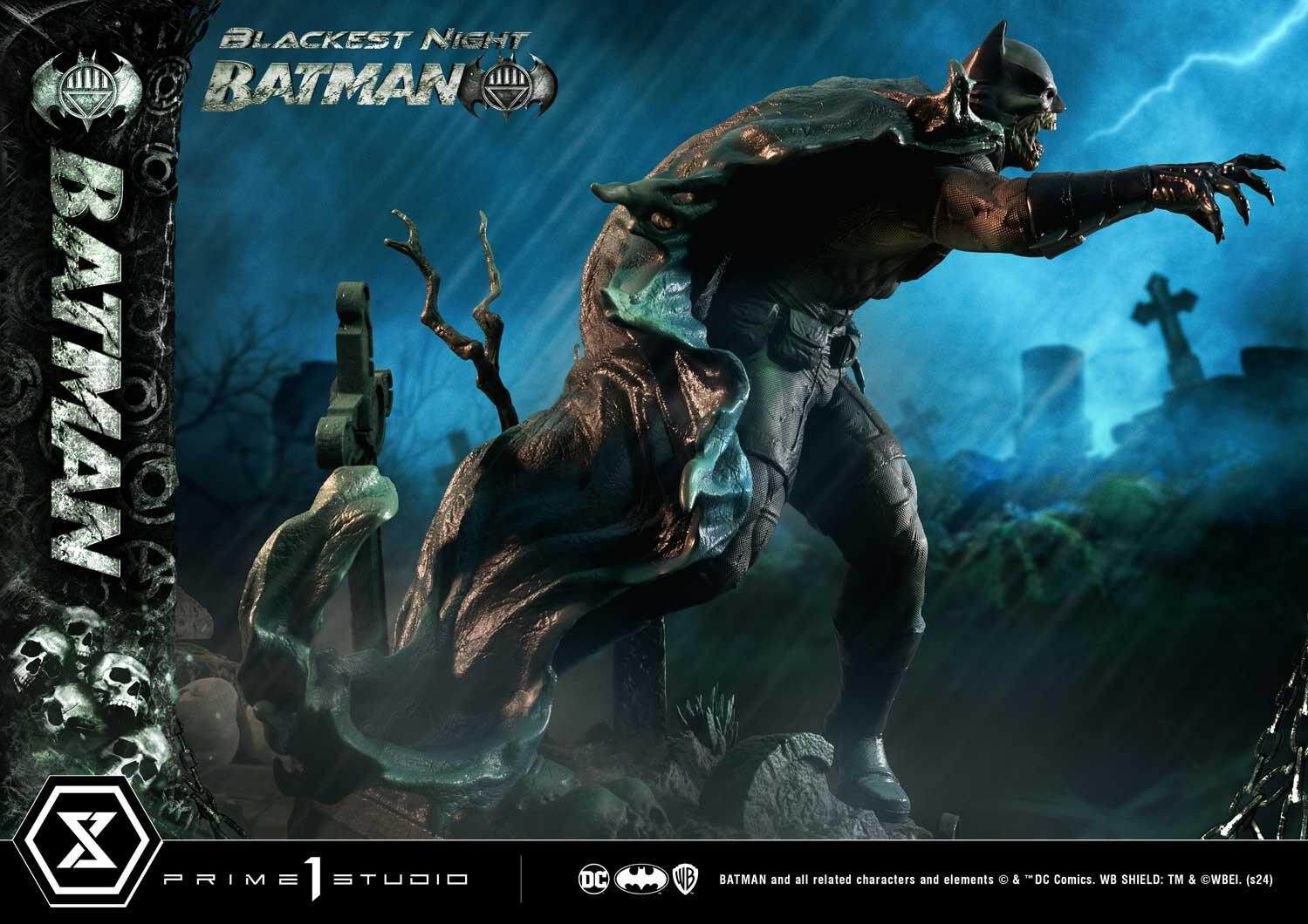 Blackest Night - Batman - Premium Masterline  (PMDCBN-01) - 1/4 (Prime 1 Studio) photo 11