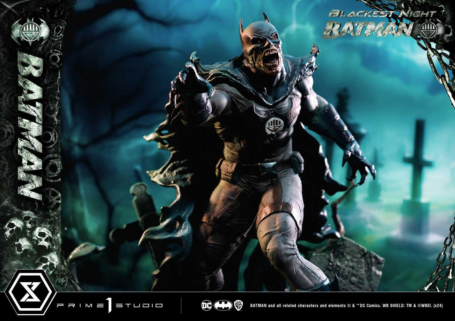 Blackest Night - Batman - Premium Masterline  (PMDCBN-01) - 1/4 (Prime 1 Studio) photo 14