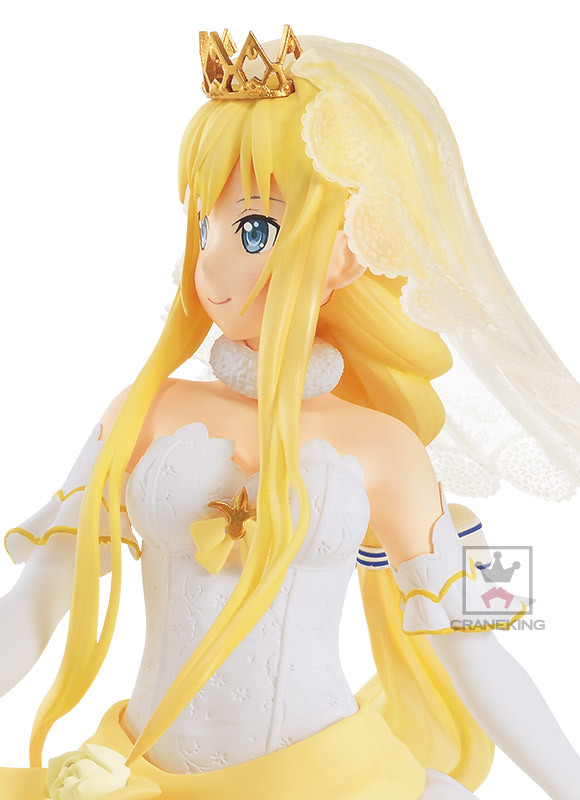 Sword Art Online Code Register - Alice Zuberg - EXQ Figure - Wedding (Banpresto) photo 3