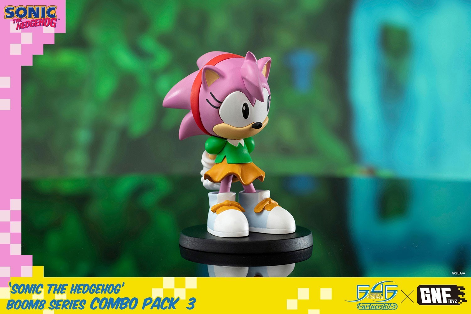 Sonic the Hedgehog CD - Amy Rose - Boom8  (Vol.05) - Classic Amy (First 4 Figures, GNF Toyz) photo 6