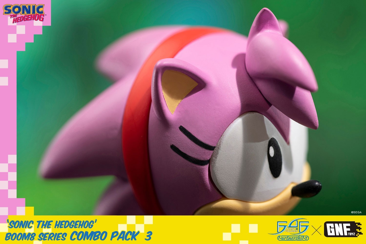 Sonic the Hedgehog CD - Amy Rose - Boom8  (Vol.05) - Classic Amy (First 4 Figures, GNF Toyz) photo 7