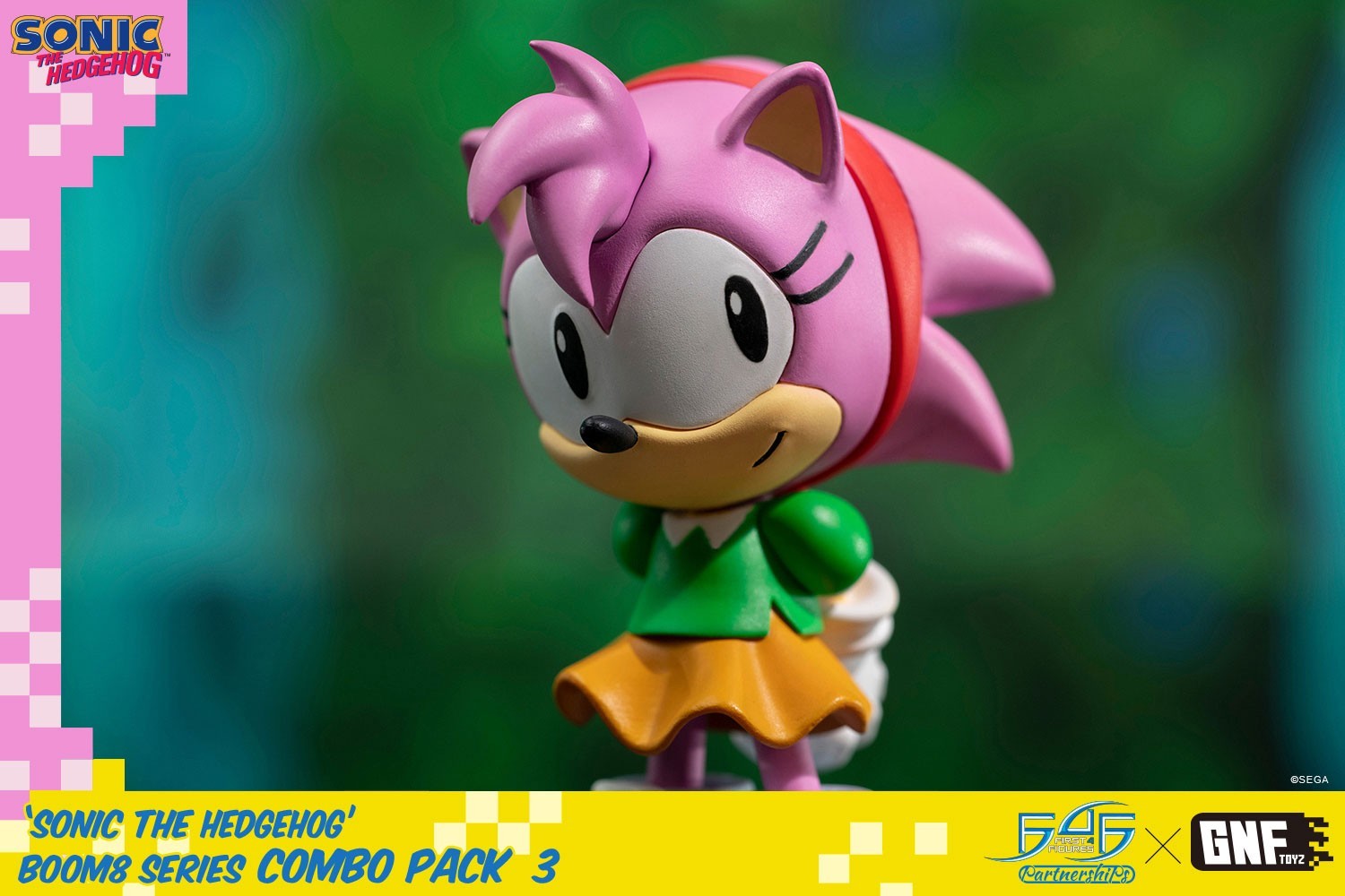 Sonic the Hedgehog CD - Amy Rose - Boom8  (Vol.05) - Classic Amy (First 4 Figures, GNF Toyz) photo 9