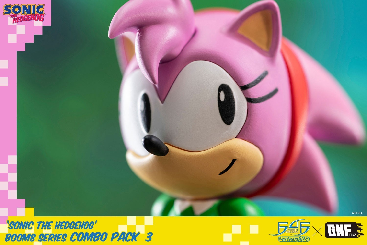 Sonic the Hedgehog CD - Amy Rose - Boom8  (Vol.05) - Classic Amy (First 4 Figures, GNF Toyz) photo 14