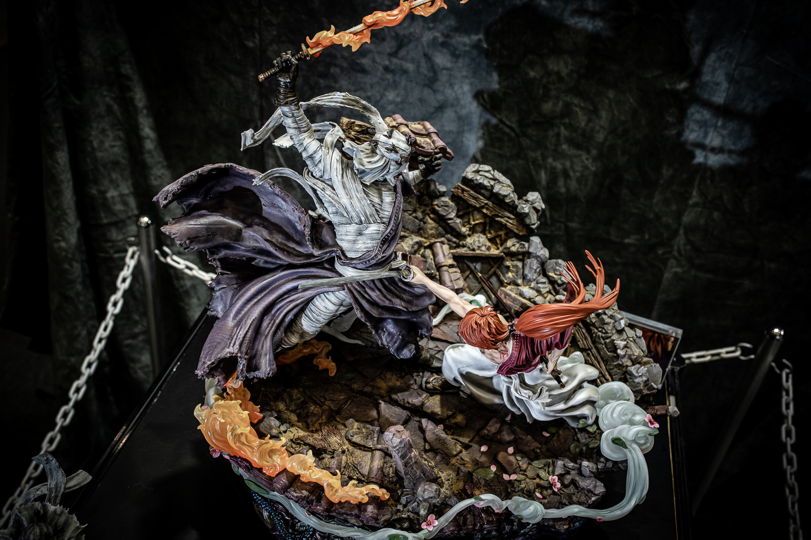 Rurouni Kenshin - Himura Kenshin - Shishio Makoto - Diorama - Elite Exclusive Statue - 1/6 - 25th Anniversary Edition (Figurama Collectors) photo 3