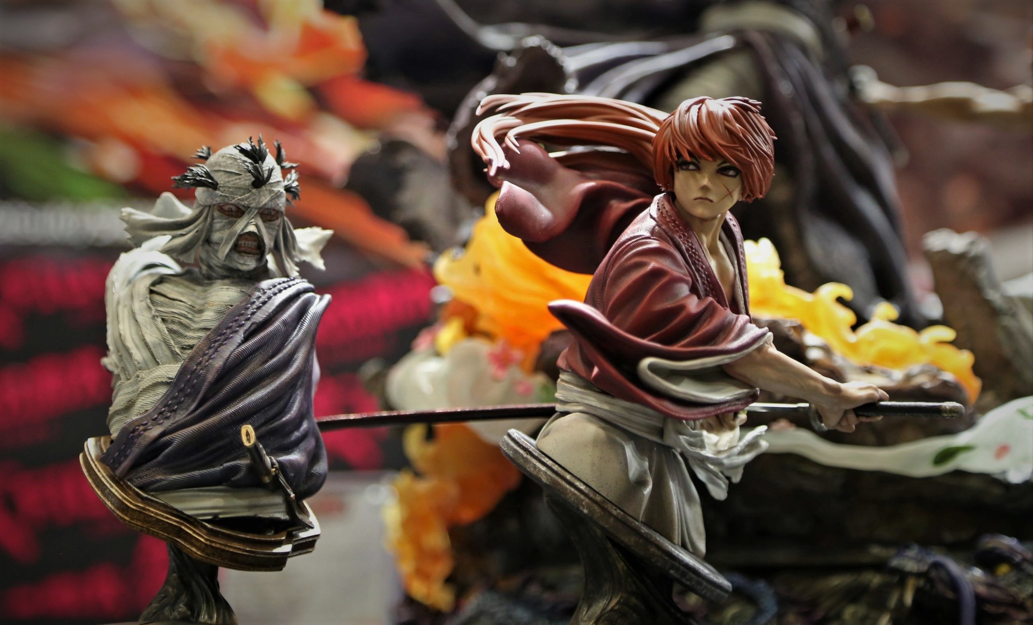 Rurouni Kenshin - Himura Kenshin - Shishio Makoto - Diorama - Elite Exclusive Statue - 1/6 - 25th Anniversary Edition (Figurama Collectors) photo 9
