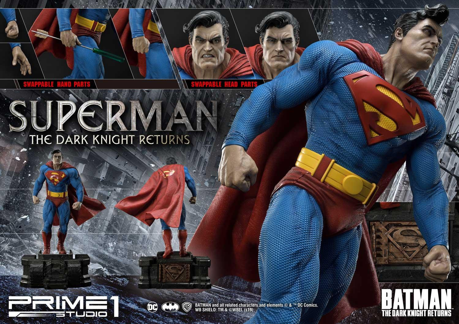 Batman: The Dark Knight Returns - Superman - Museum Masterline Series  (MMDCDK3-02) - 1/3 (Prime 1 Studio) photo 2